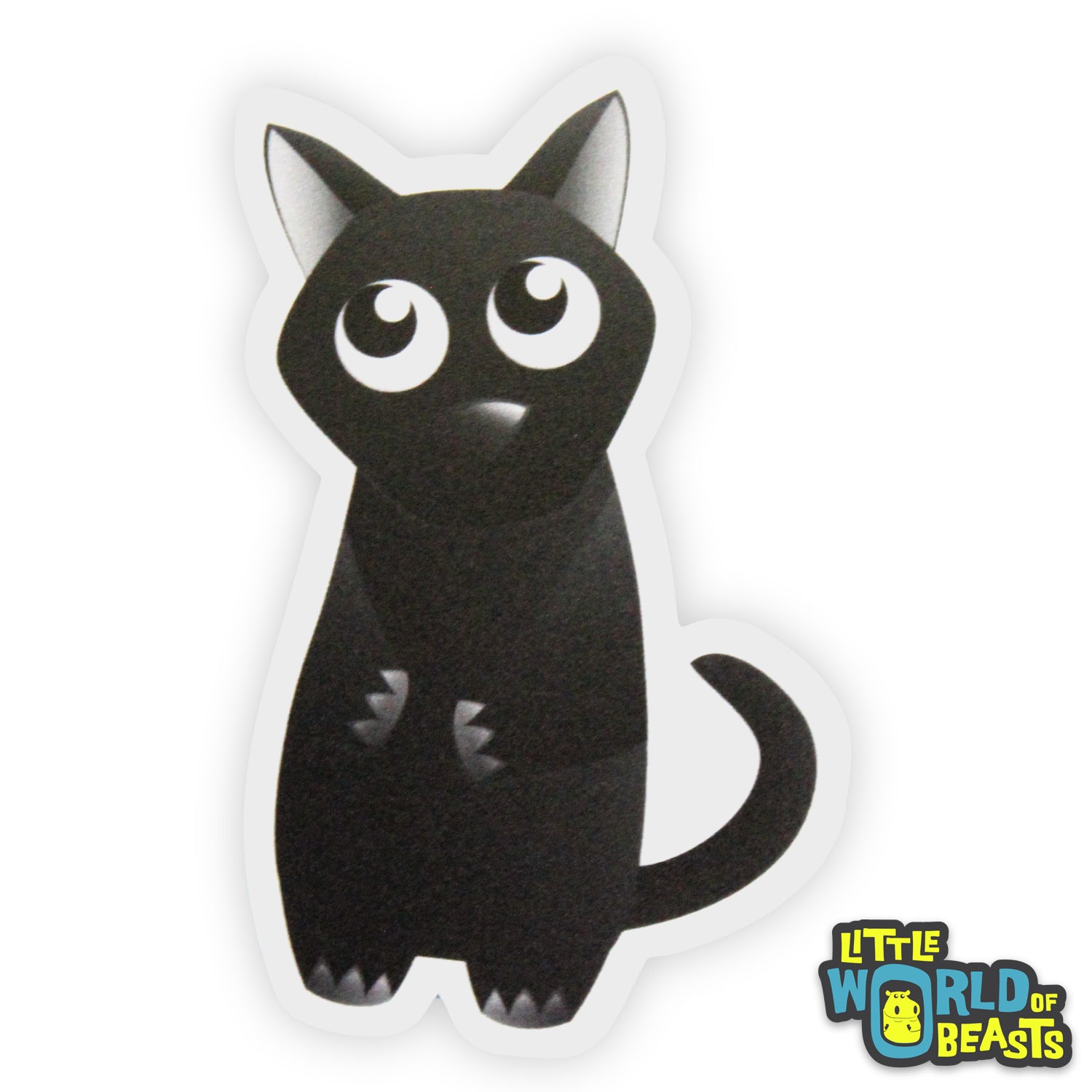 Black Cat Vinyl Sticker – Little World of Beasts