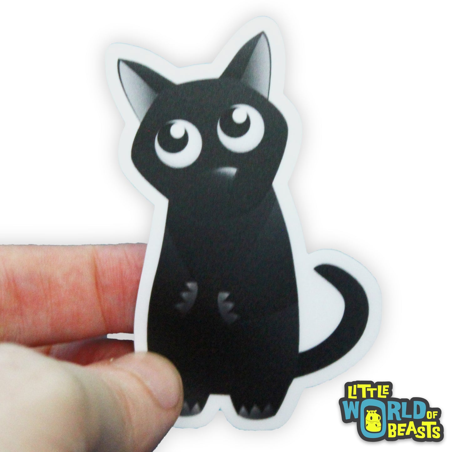 Black Cat Vinyl Sticker