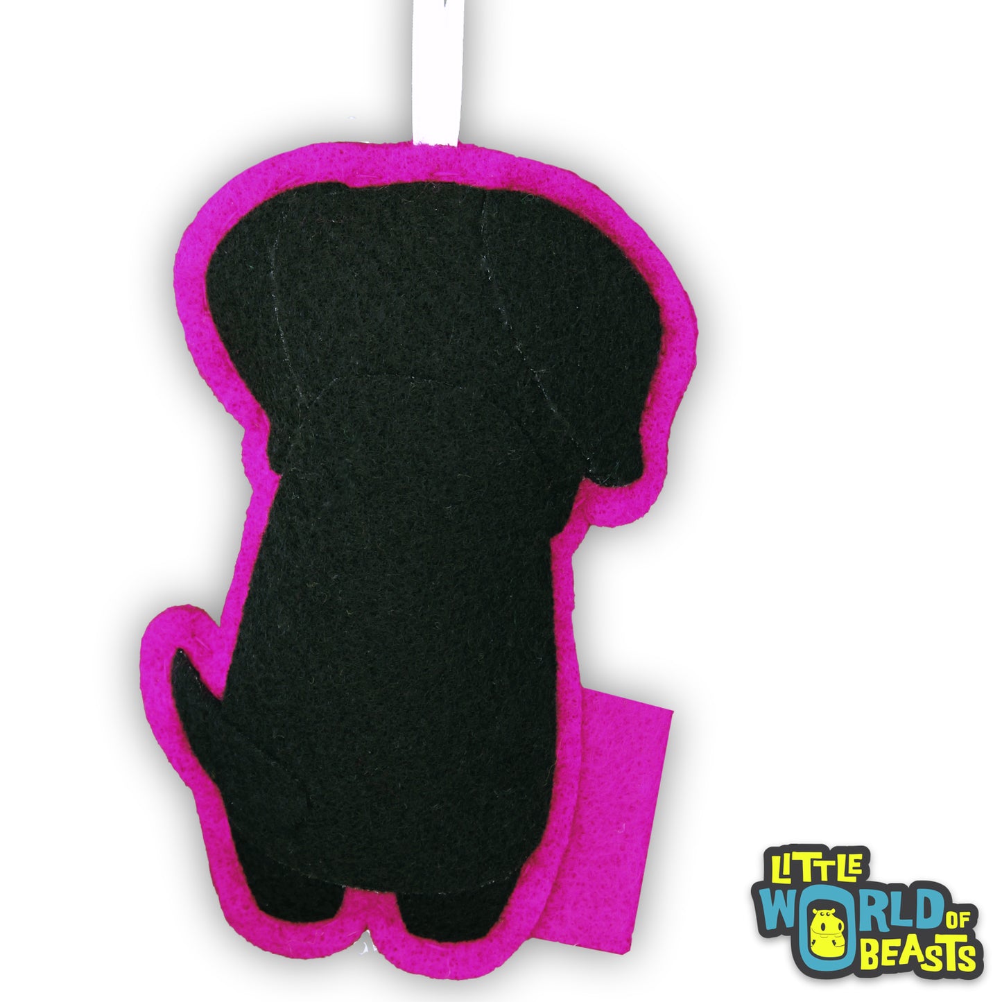 Black Lab - Felt Christmas Ornament 