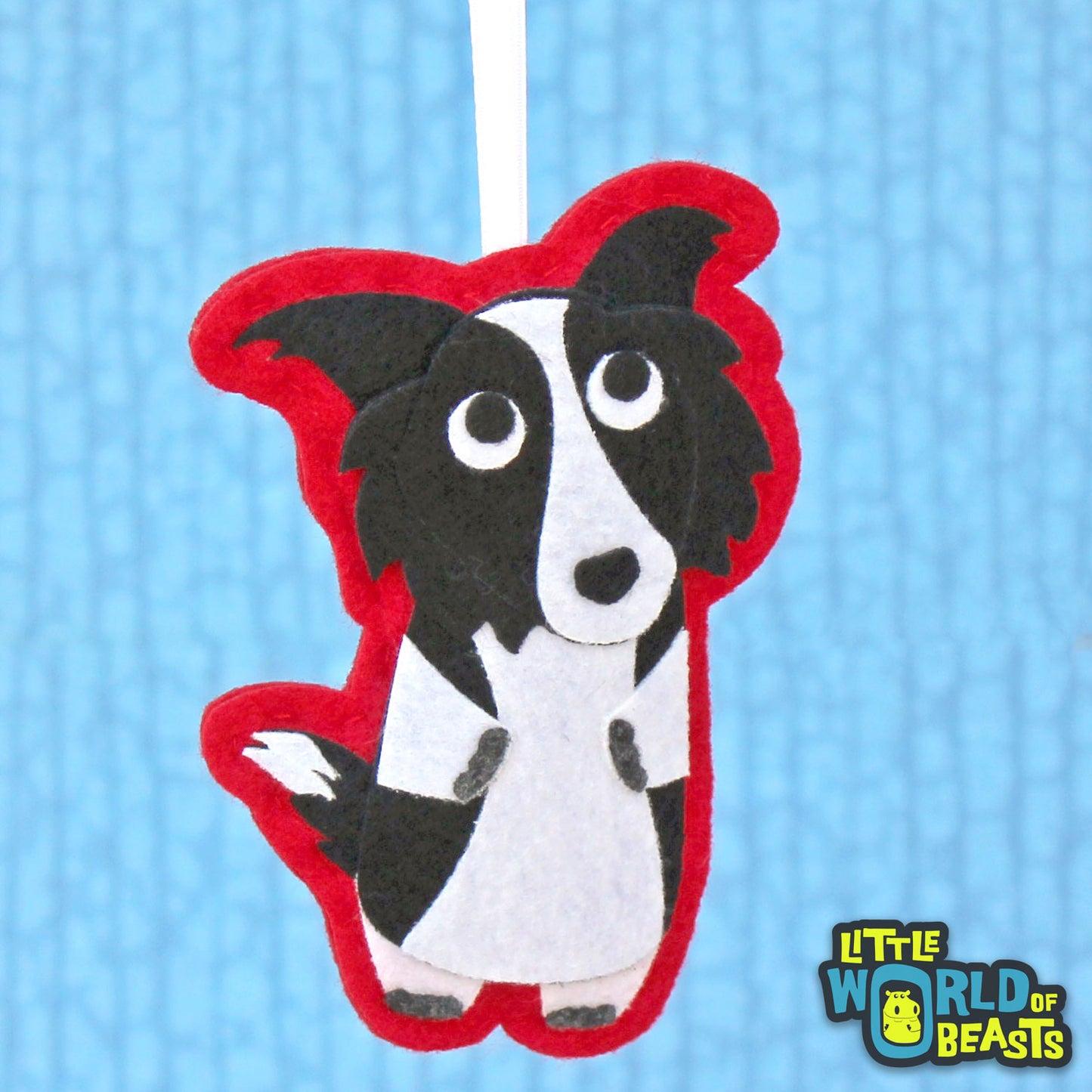 Dorothy Border Collie - Felt Animal Ornment