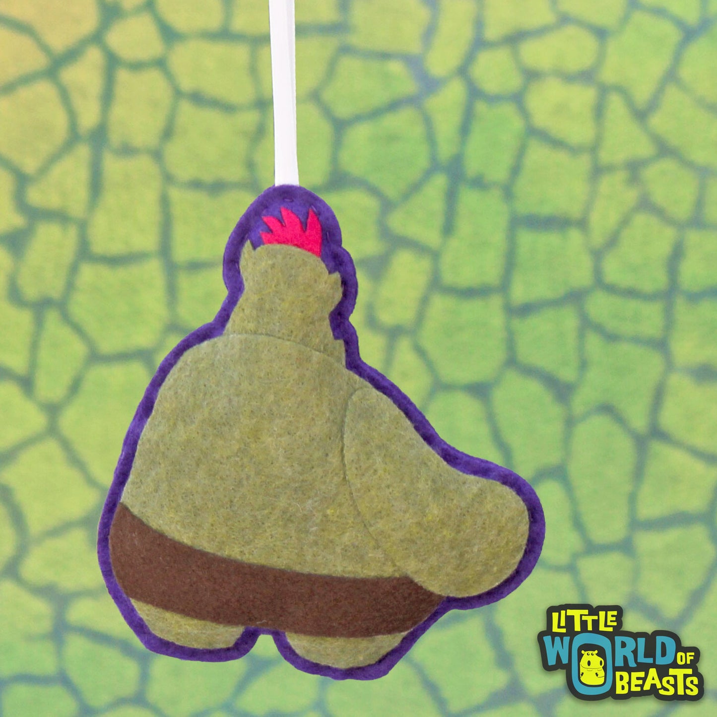 Otis the Cake Troll - Felt Monster Ornament - Little World of Beasts