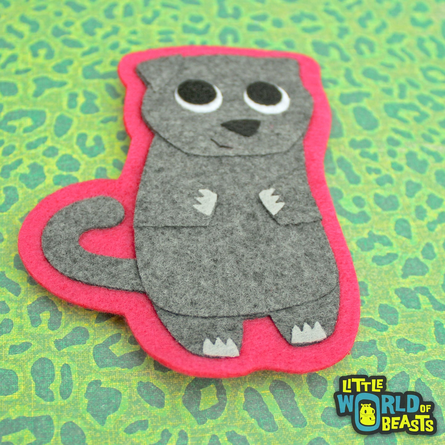 Felt Animal Patch - Cat - Scottish Fold