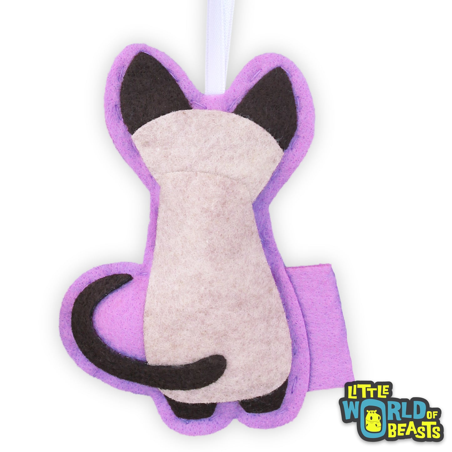 Felt Cat Ornament -Siamese