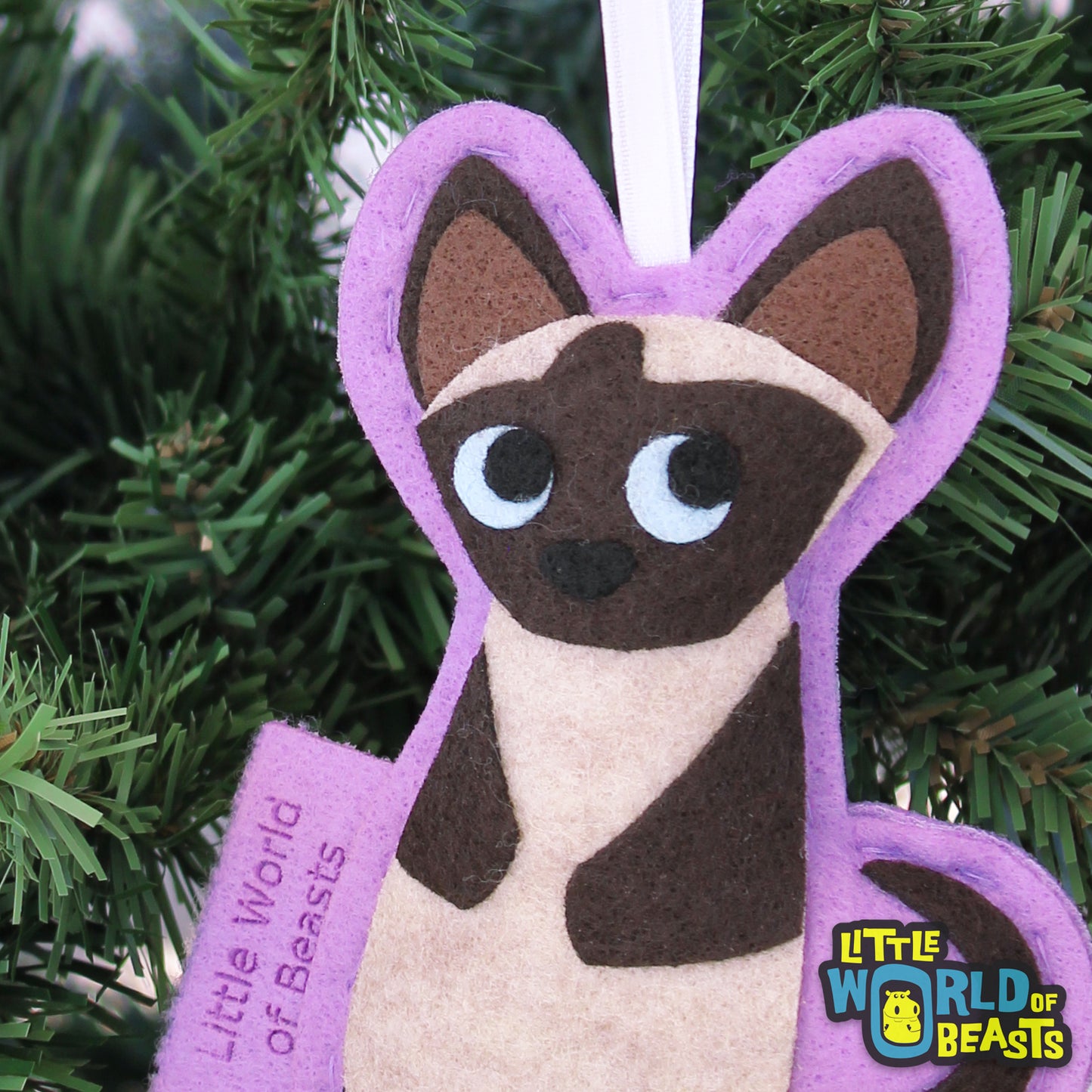 Siamese Cat - Christmas Ornament