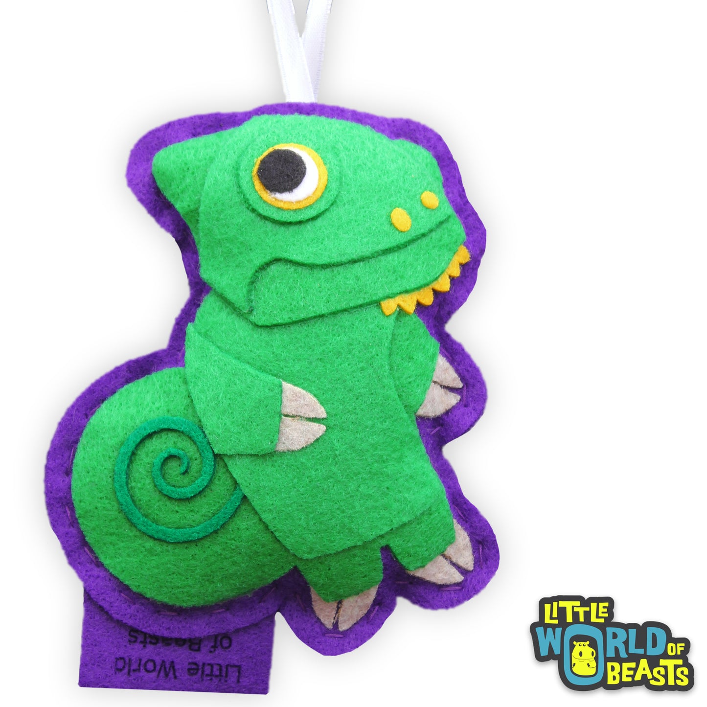 Chameleon Christmas Ornament