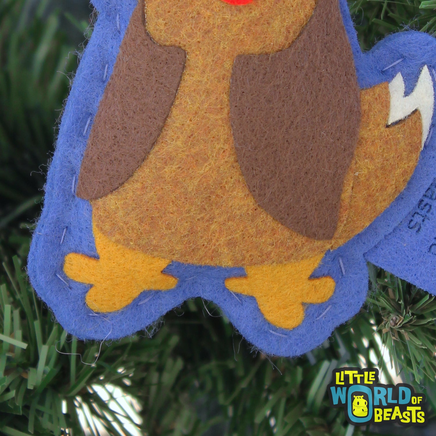 Chicken - Felt Christmas Ornament 
