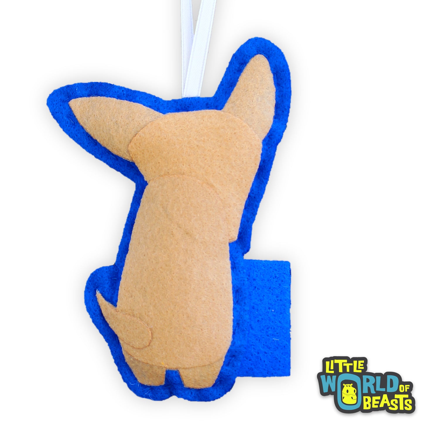 Felt Dog Christmas Ornament- Chihuahua