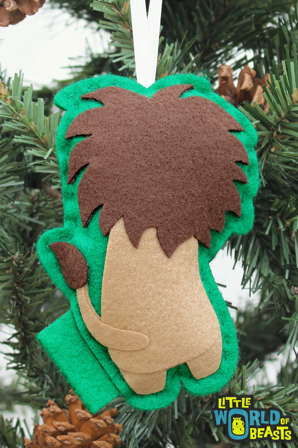Christmas Ornament - Lion - Little World of Beasts