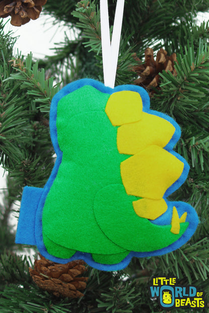 Dinosaur Christmas Ornament - Stegosaurus