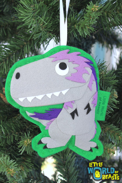 Personalized T-Rex Ornament