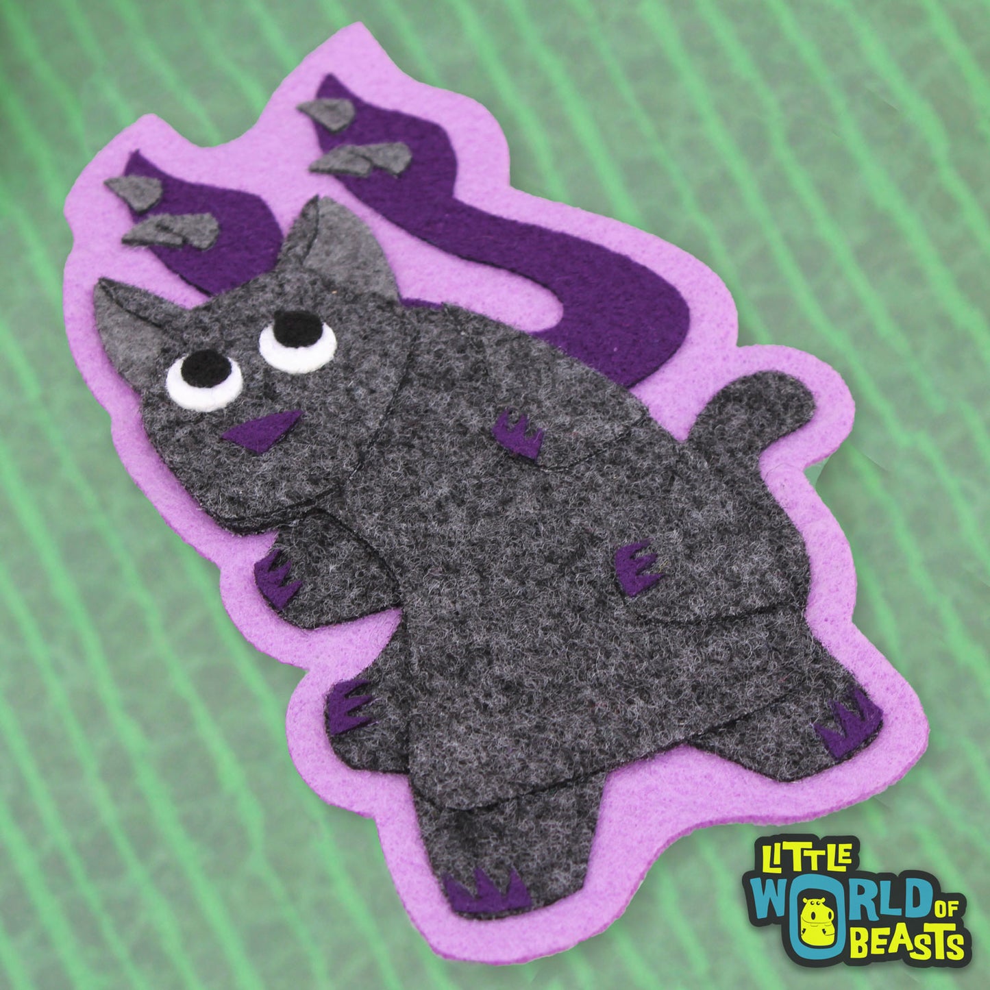Displacer Beast - Felt Monster Patch Sew On or Iron On Patch