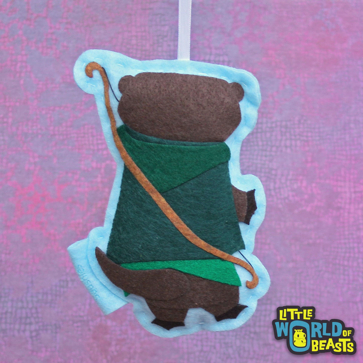 Ranger Otter - Felt D&D Animal Ornament