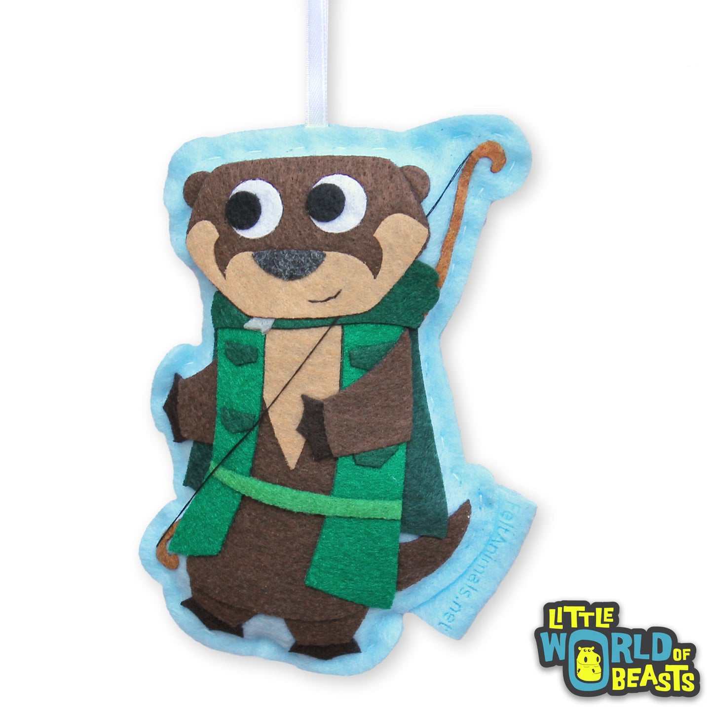 Ranger Otter - Felt D&D Animal Ornament