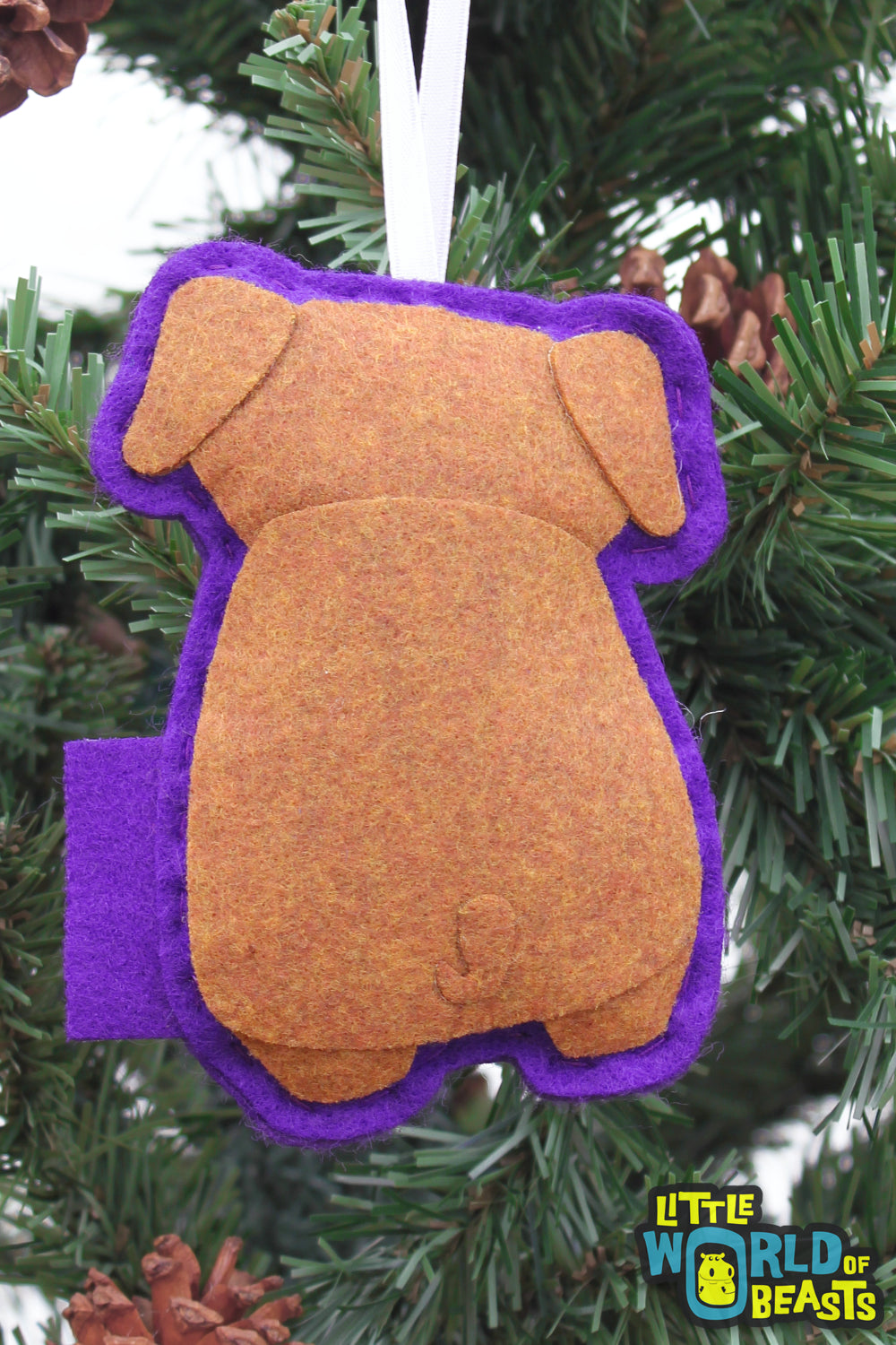 Dog Breed Ornament - English Bulldog