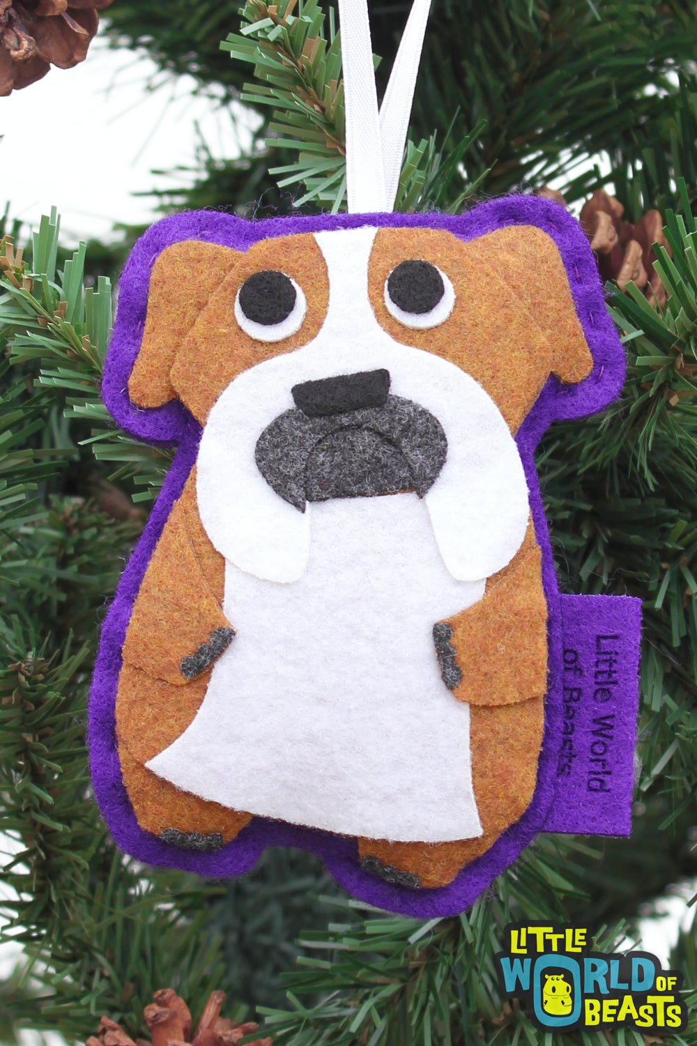 Dog Breed Ornament - English Bulldog