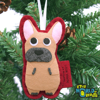 Dog Breed Ornament - Frenchie 