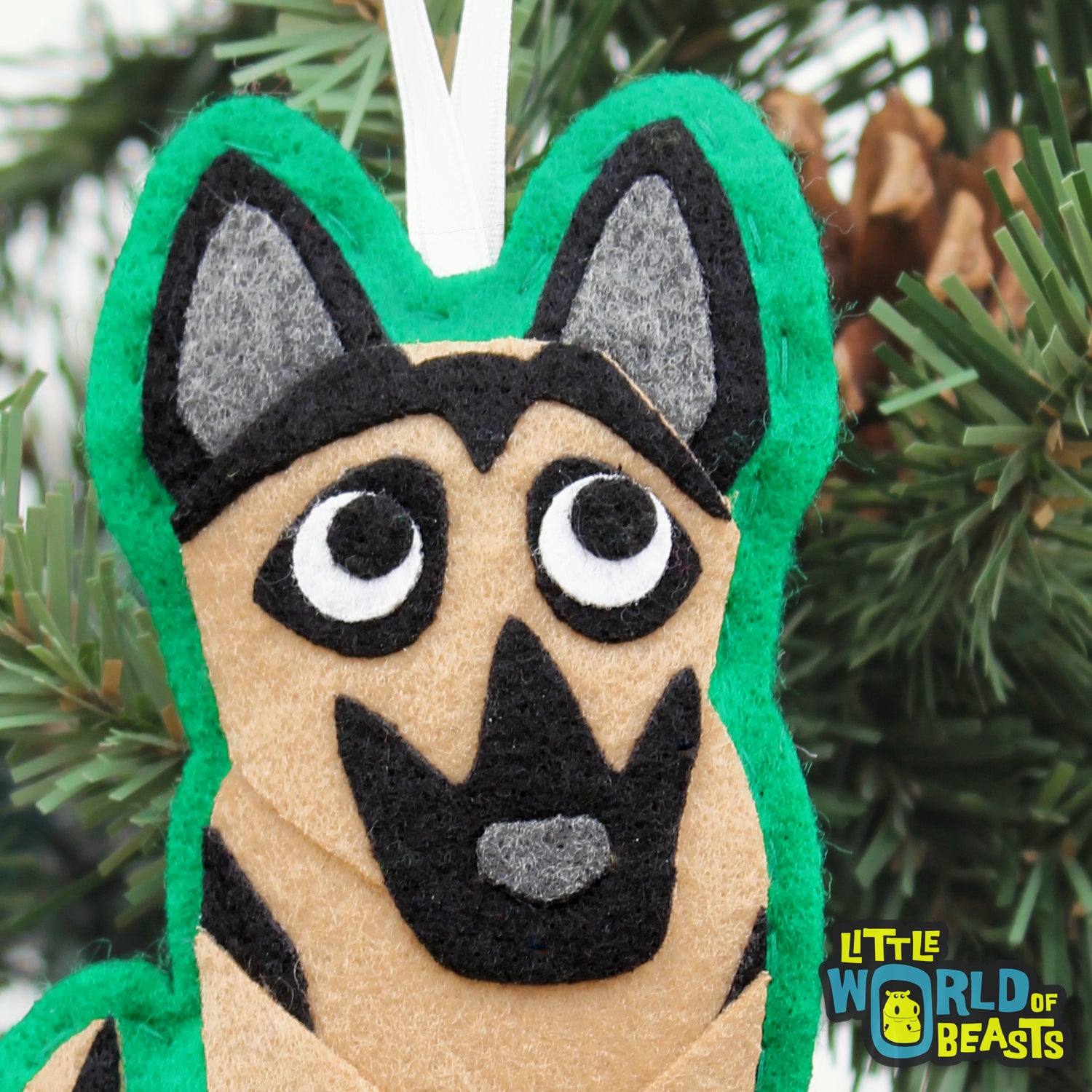 German Shepherd - Christmas Ornament