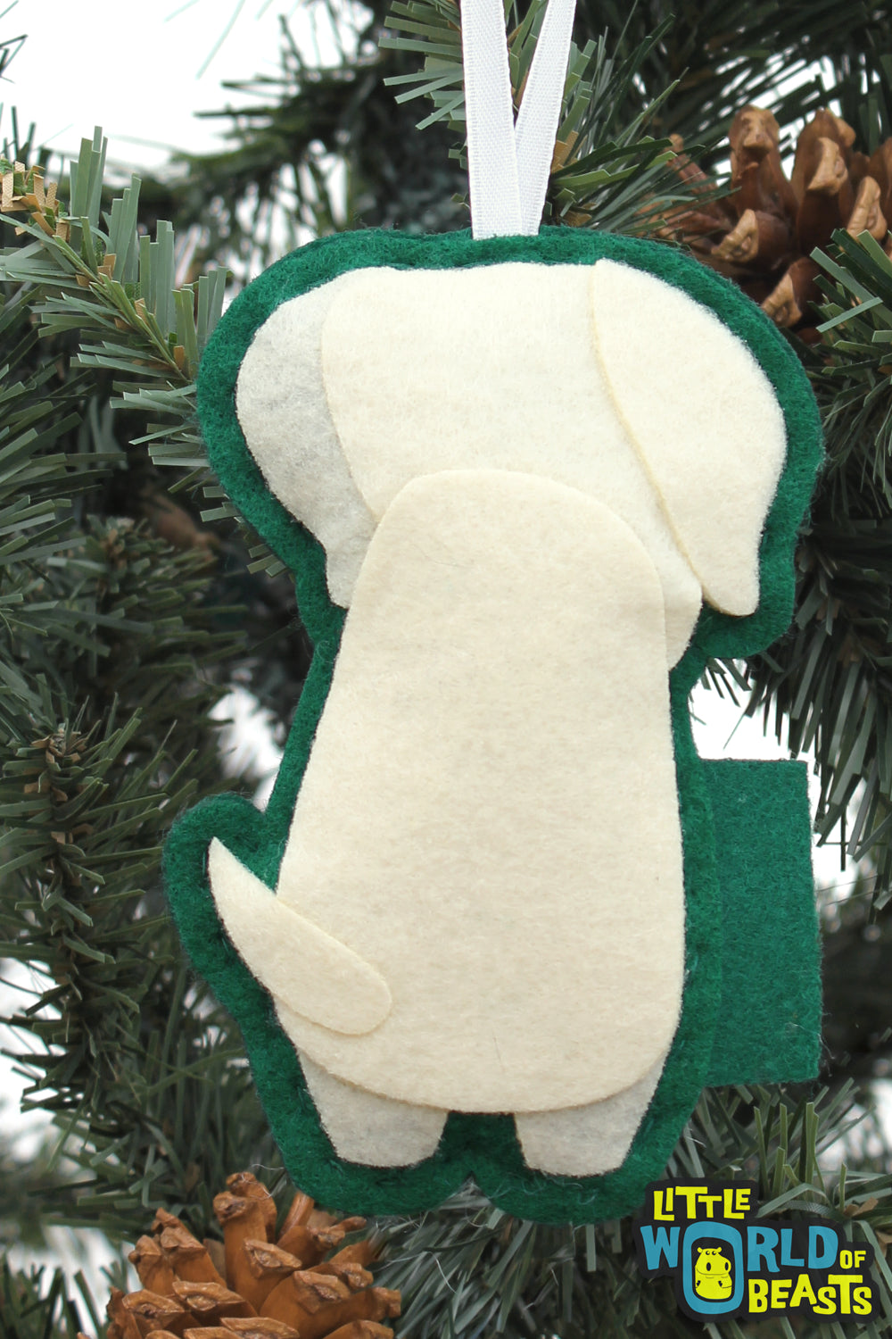 Dog Breed Ornament - Yellow Lab