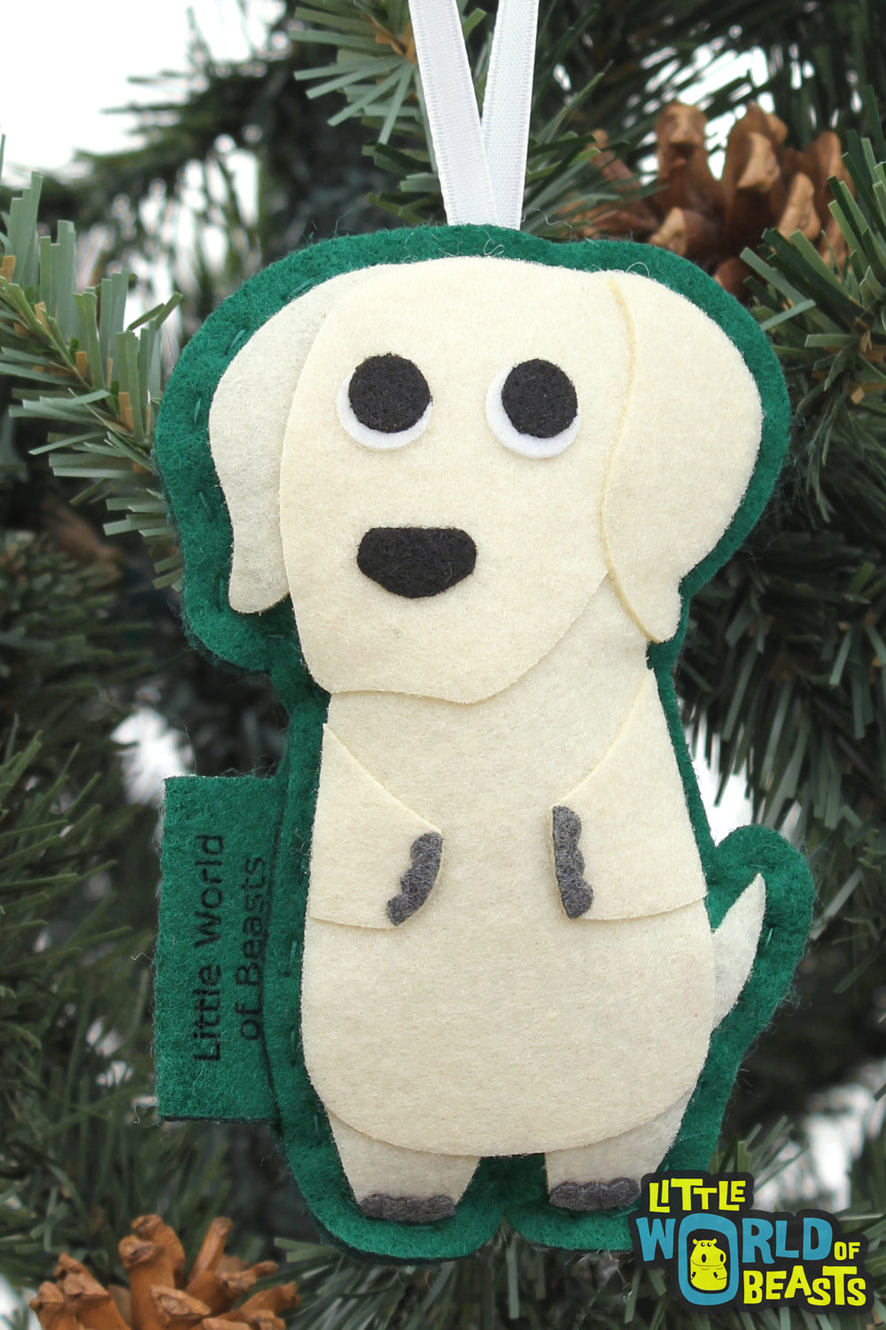 Dog Breed Ornament - Yellow Lab