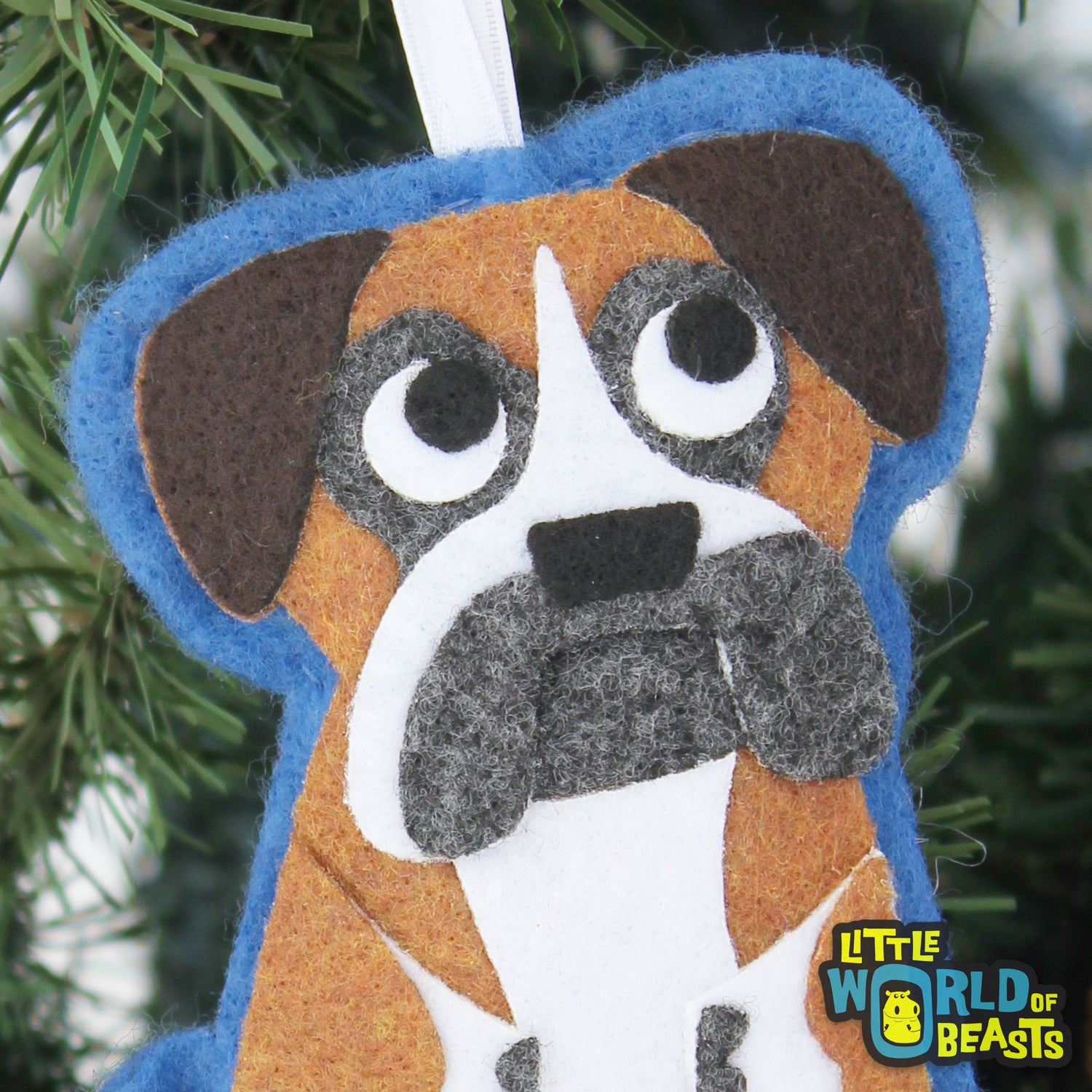 Dog Christmas Ornament - Boxer