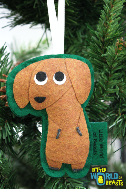 Dog Ornament -Dachshund