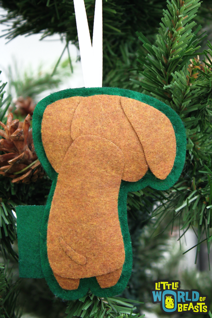 Dog Ornament -Dachshund