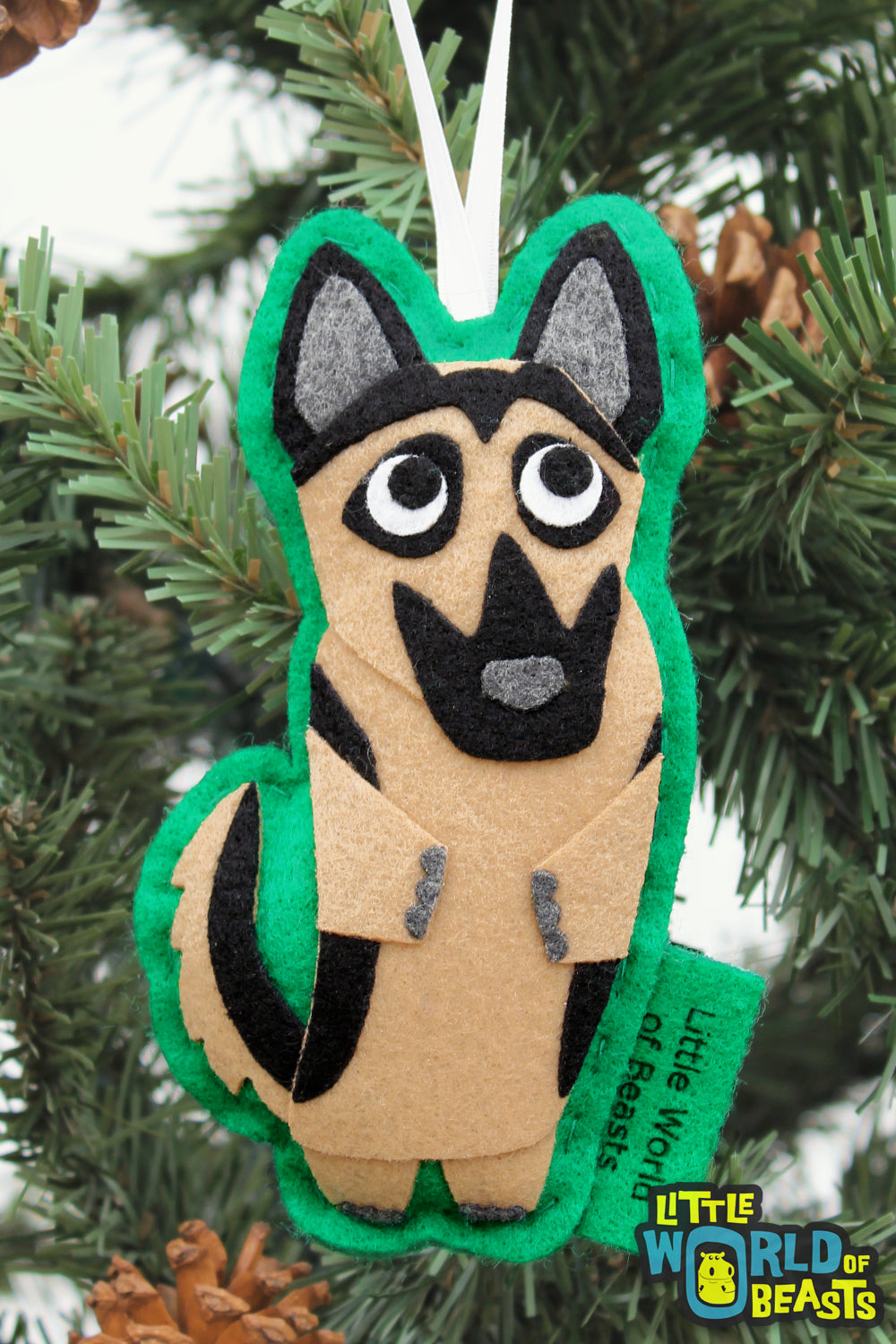 Dog Christmas Ornament - German Shepherd