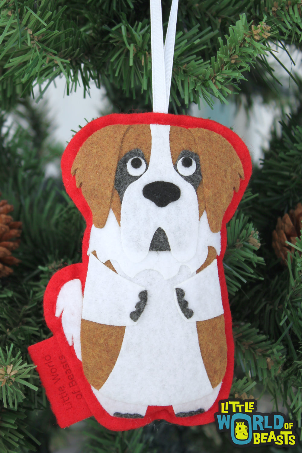 Dog Ornament - Saint Bernard 