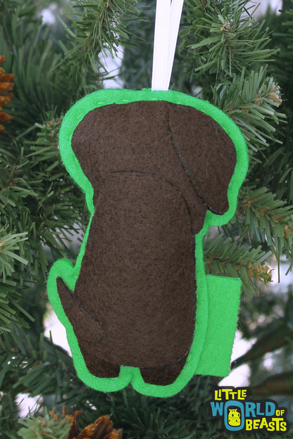 Dog Ornament - Chocolate Lab