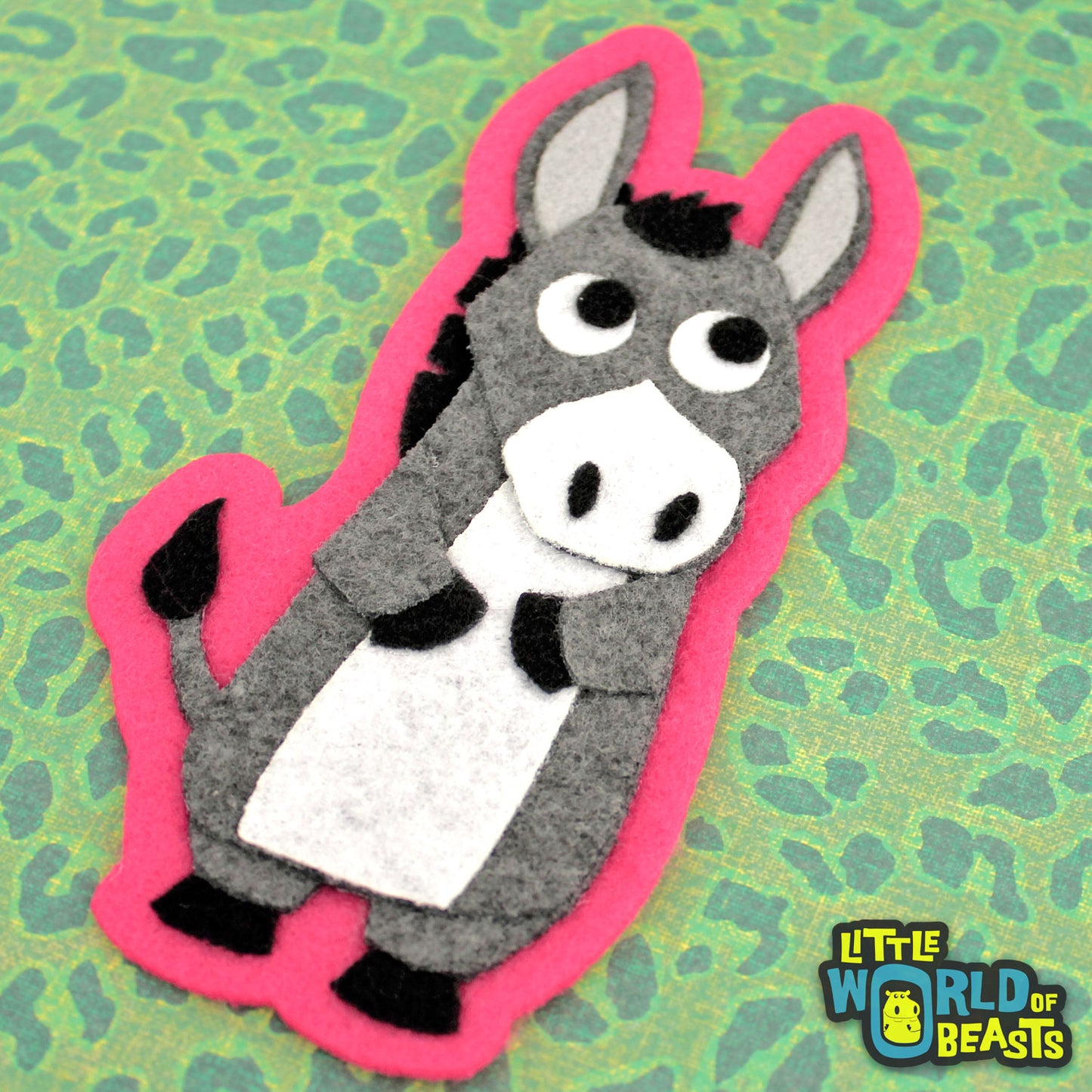 Donkey - Felt Animal Patch