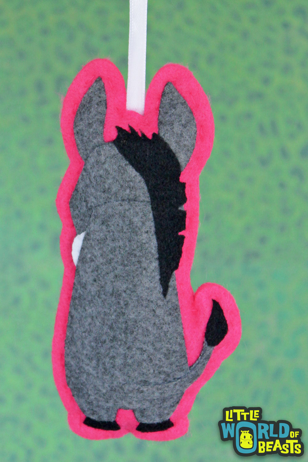 Esperanza the Donkey - Felt Animal Christmas Ornament 