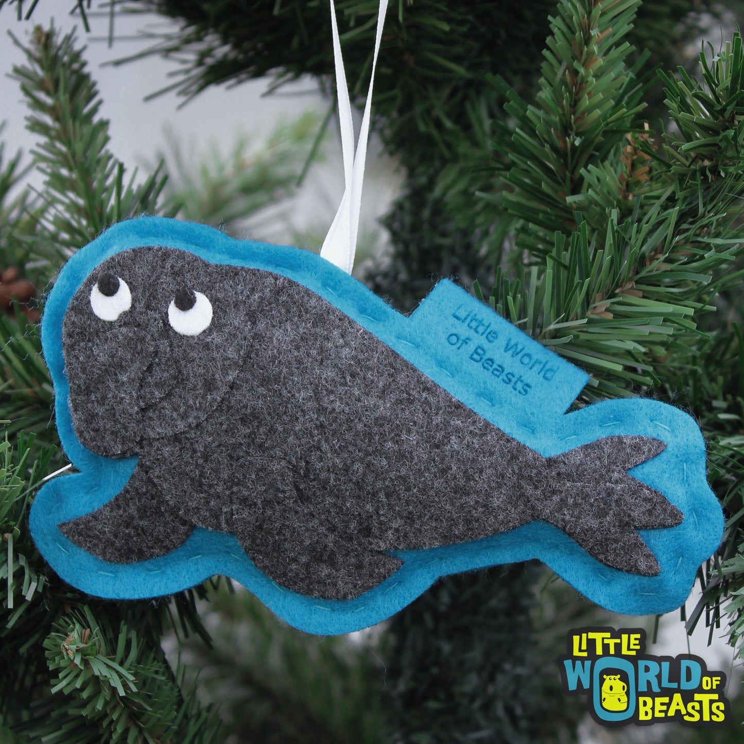 Personalized Elephant Seal Ornament