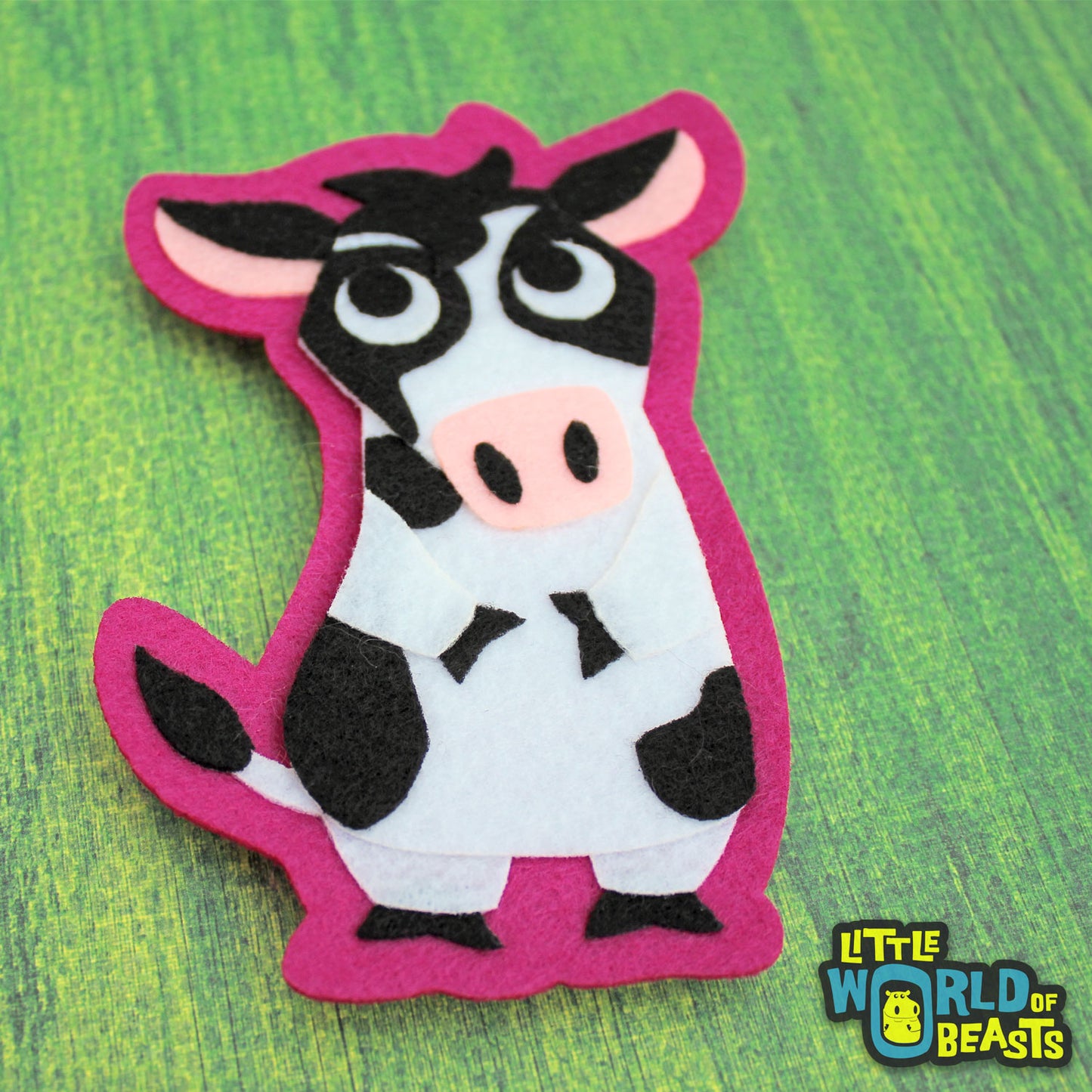 Farm Animal Felt Patch - Cow