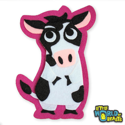 Fiona the Cow Patch - Farm Animal Applique - Little World of Beasts