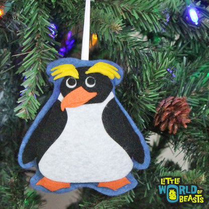 Felt Animal Christmas Ornament - Penguin