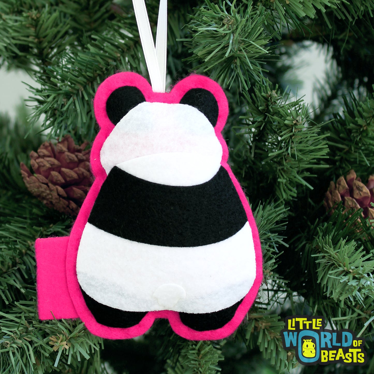 Panda - Felt Ornament