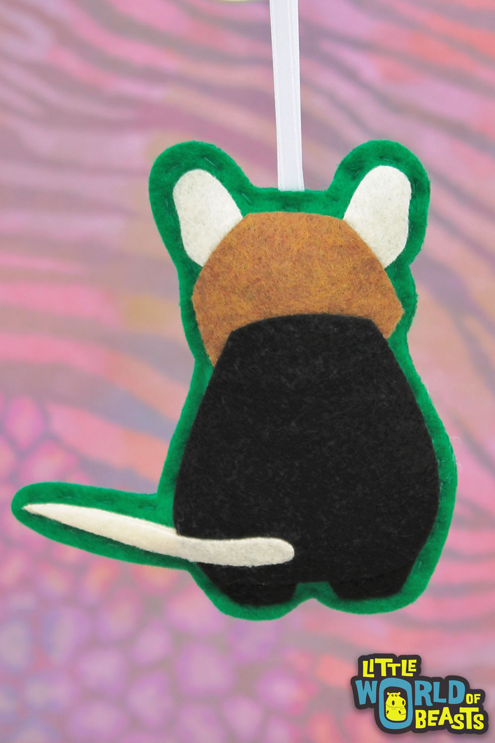 Felt Animal - Elephant Shrew Ornament