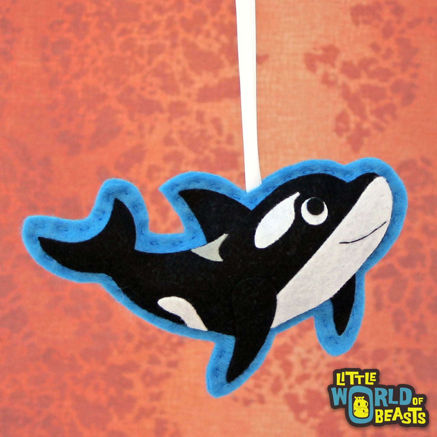 Felt Animal - Killer Whale - Felt Ornament