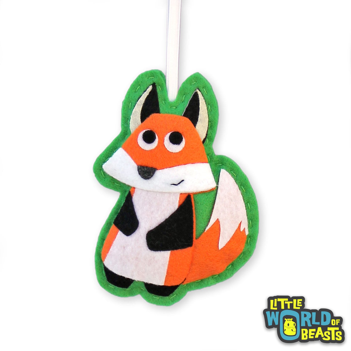 Personalizable Fox Felt Ornament