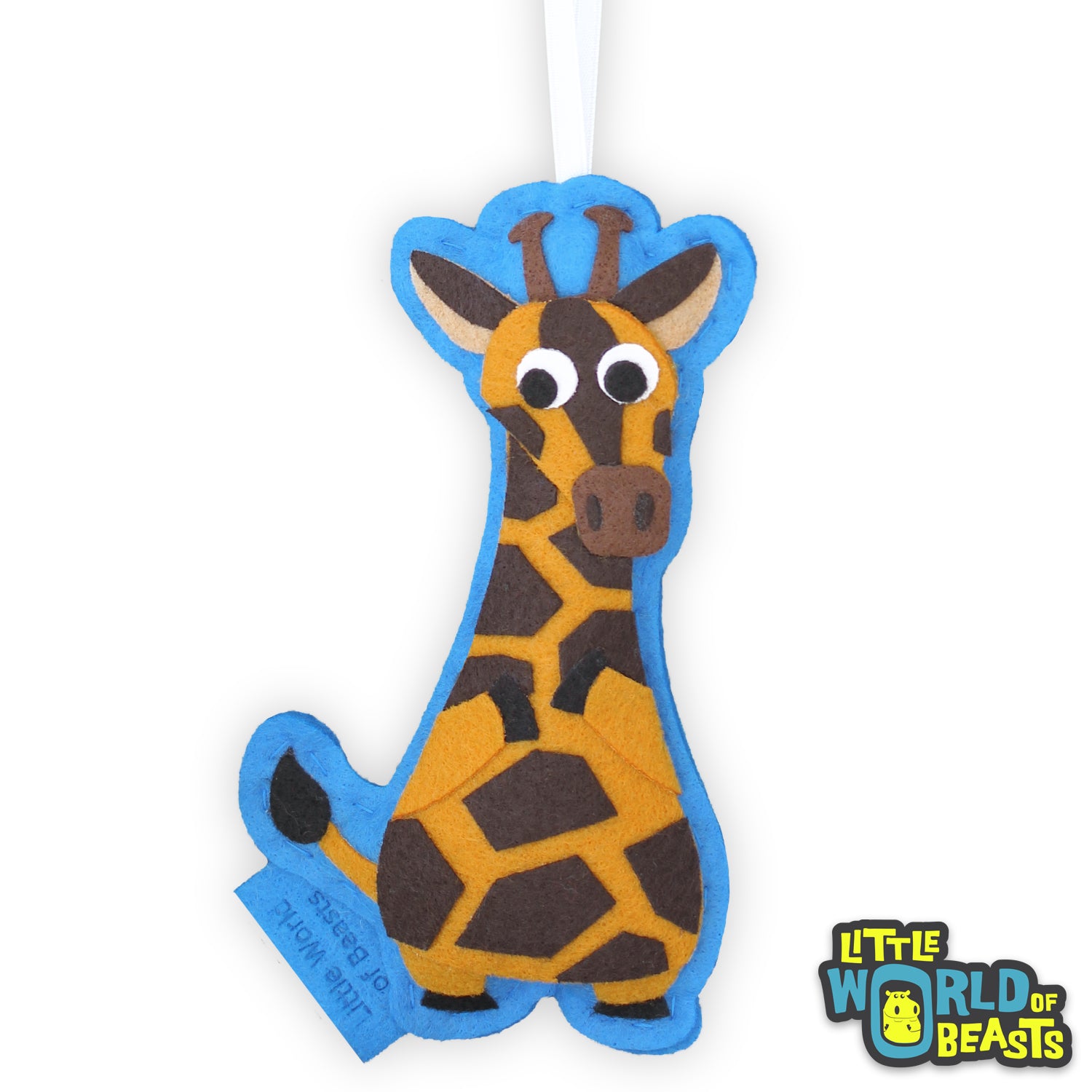 Felt Christmas Ornament- Giraffe - Personalized