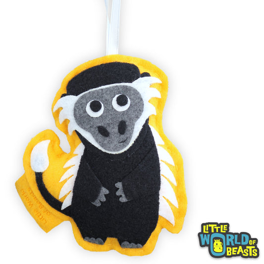 Personalized Albert the Colobus Monkey Ornament