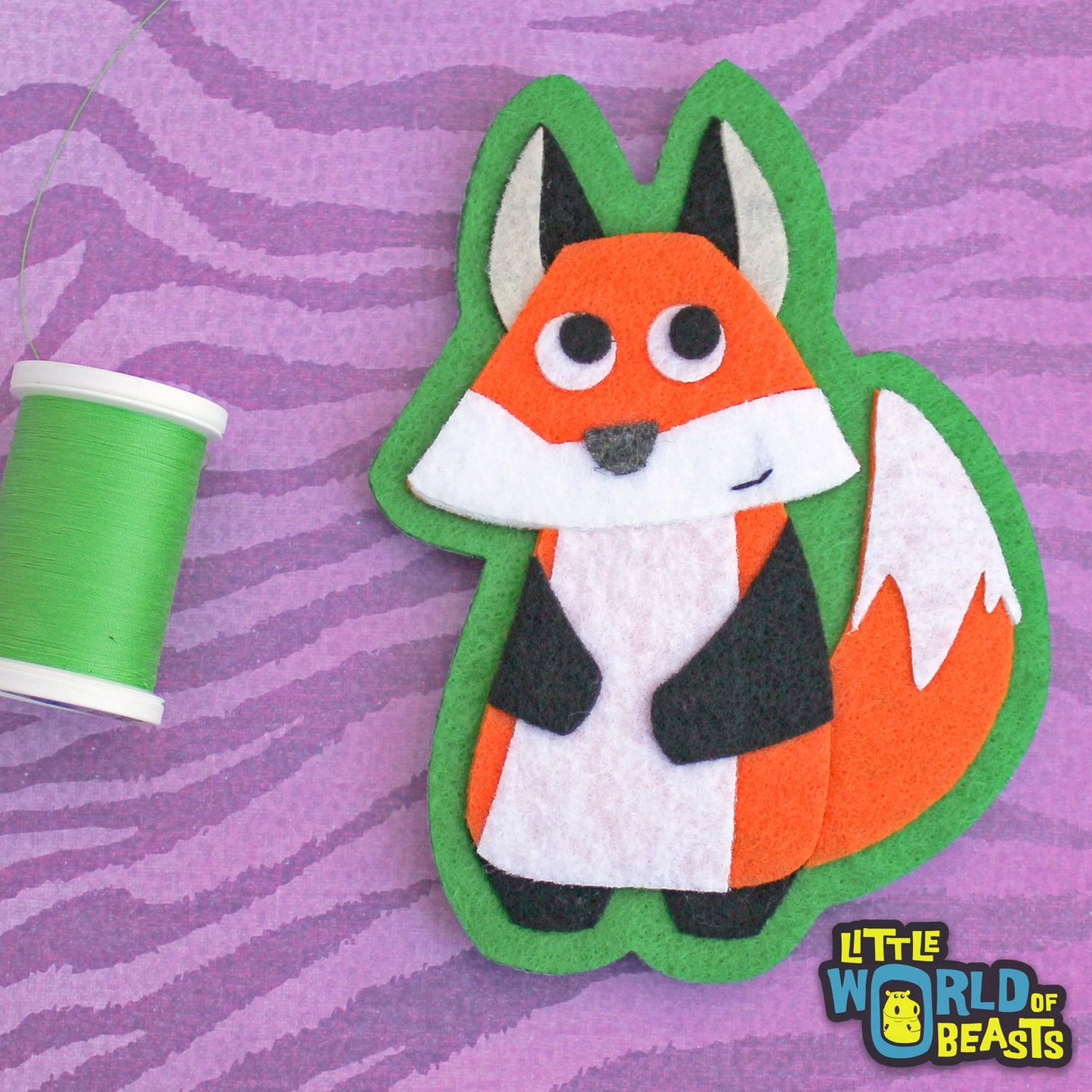 Felt Animal Patch - Fox - Sew On or Iron On