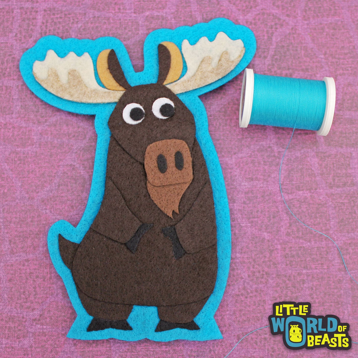 Sew On/ Iron On patch - Moose