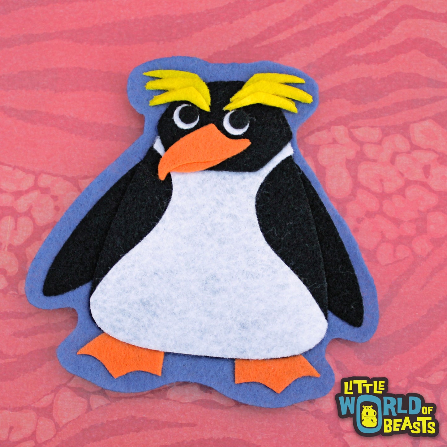 Felt Animal Patch - Macaroni Penguin