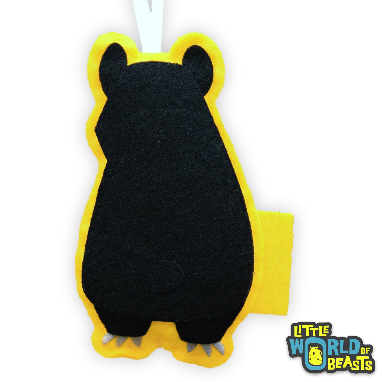 Black Bear - Felt Animal Christmas Ornament