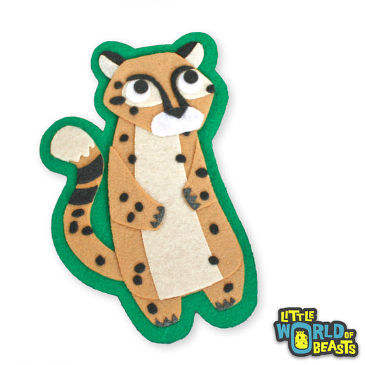 Darby the Cheetah Iron On or Sew On Patch