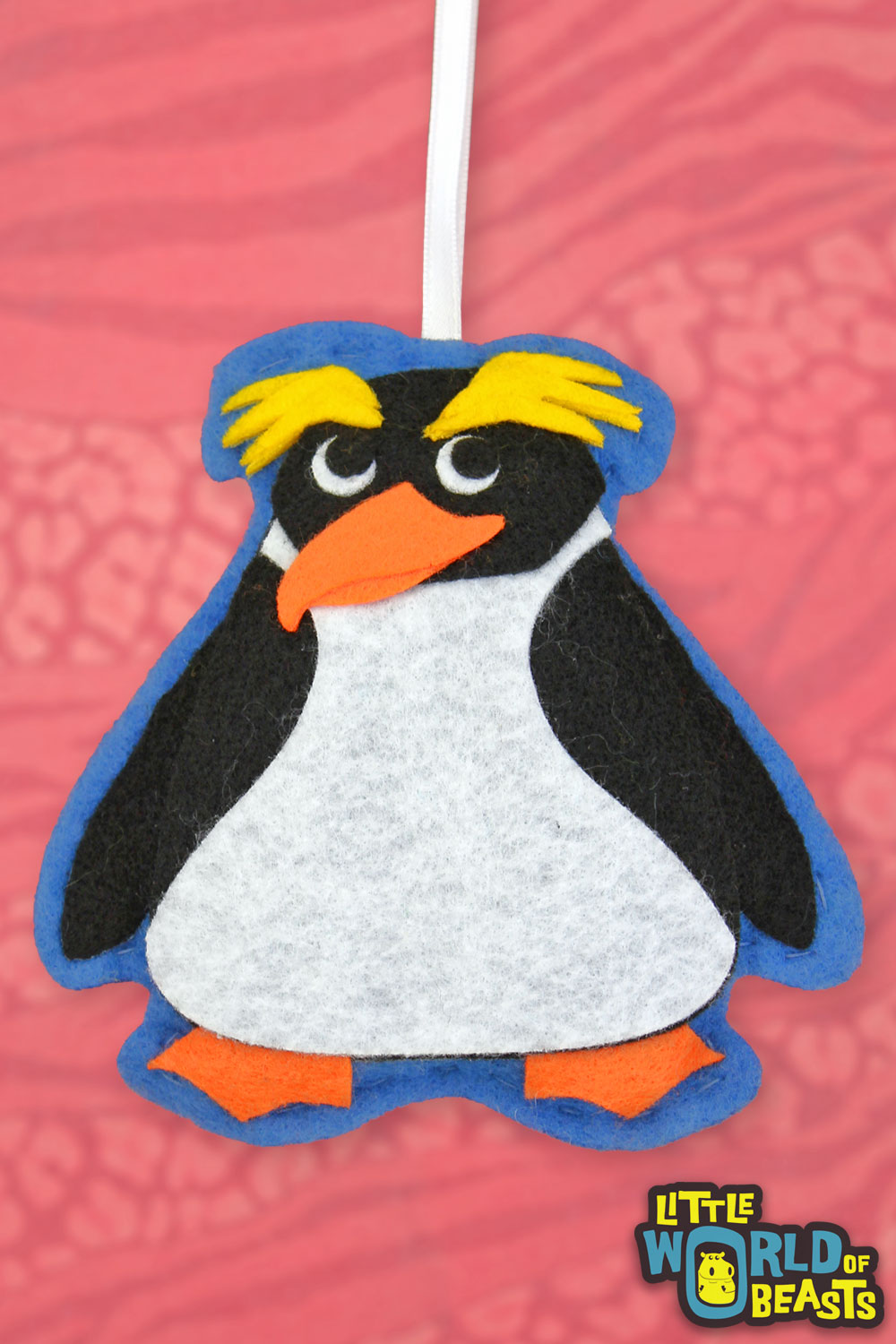 Personalized Ornament - Macaroni Penguin