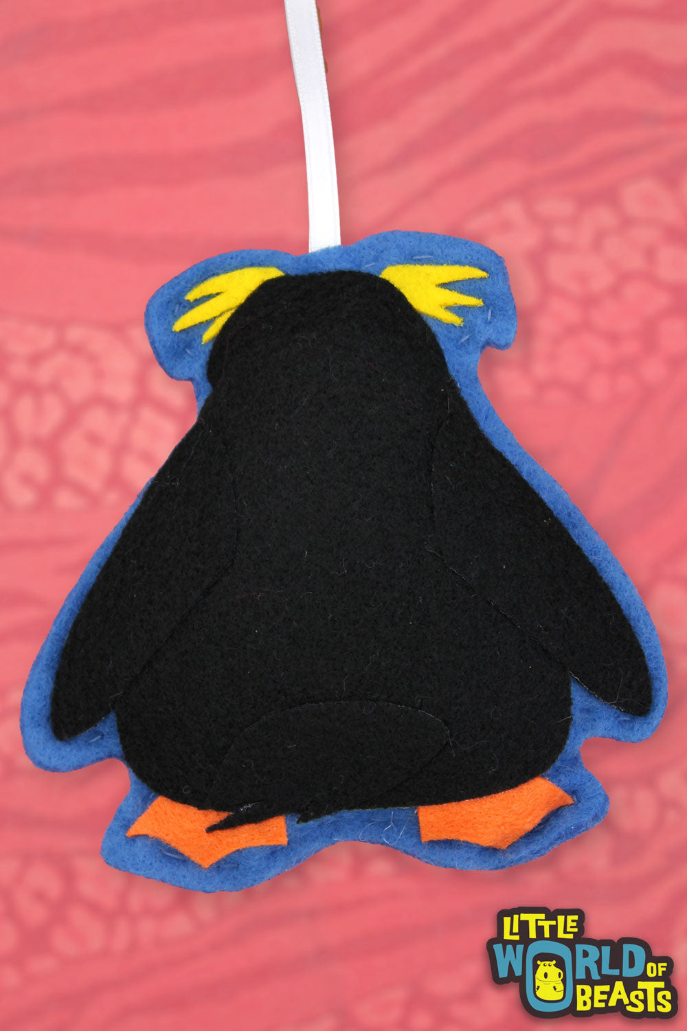 Cummerbund the Penguin - Felt Animal Christmas Ornament