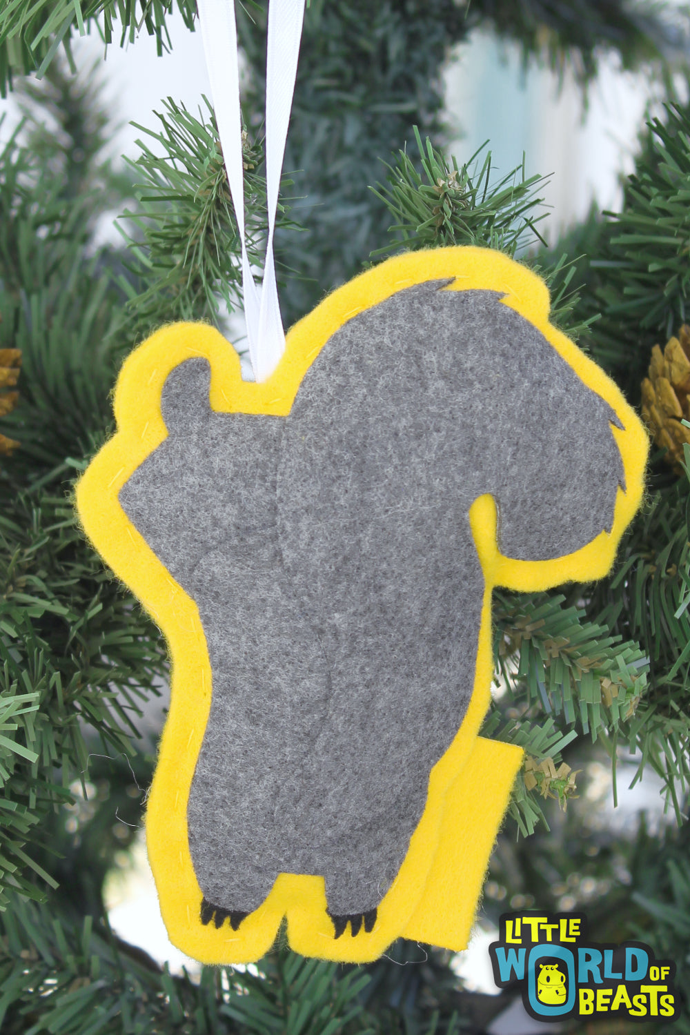 Felt Christmas Ornament Squirrel