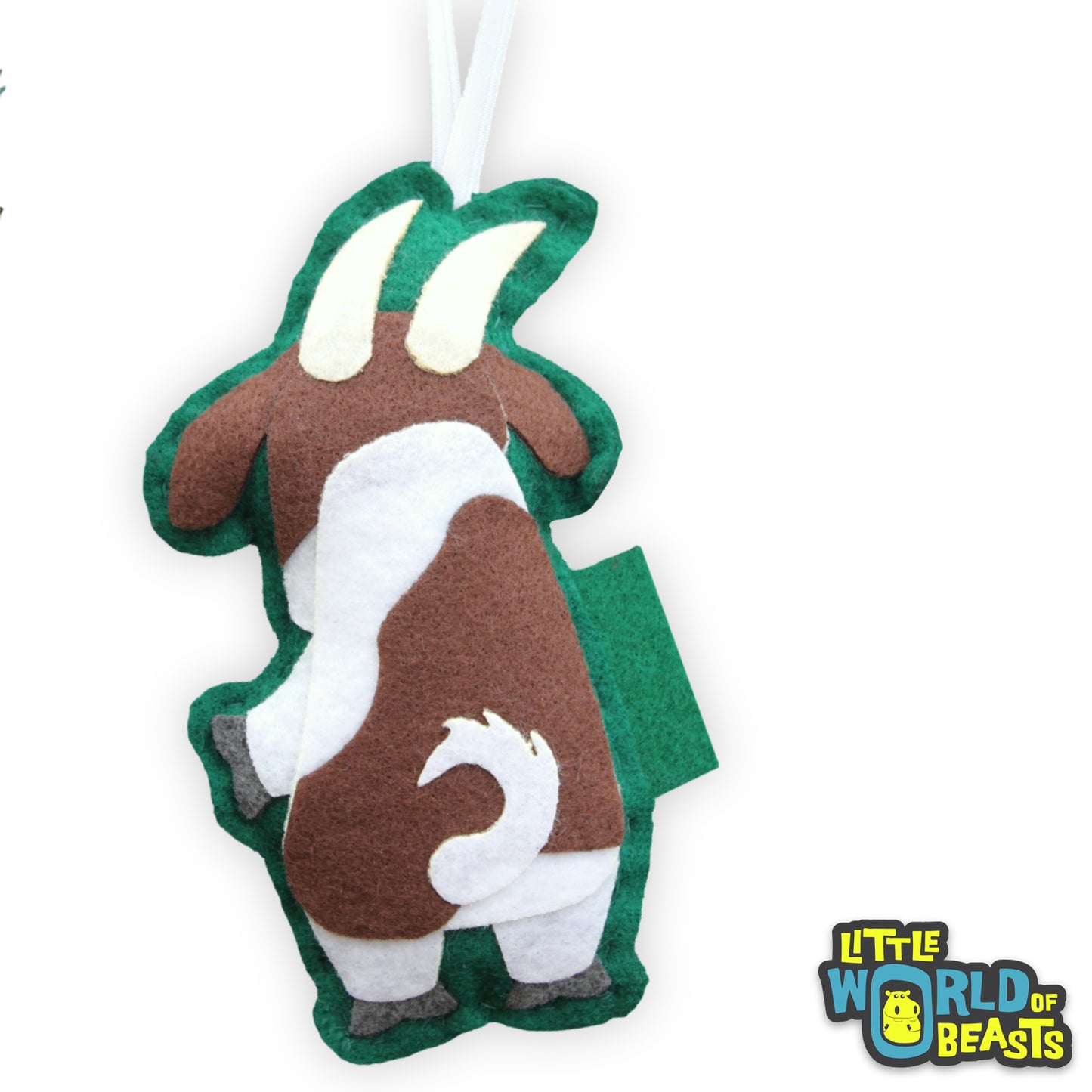 Felt Farm Animal Ornament - Goat